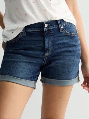 SONOMA Dark Blue Rolled Cuff Denim Shorts